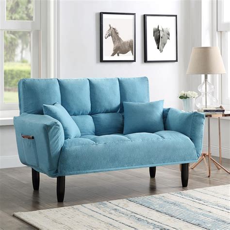 Buy Blue Sleeper Sofa